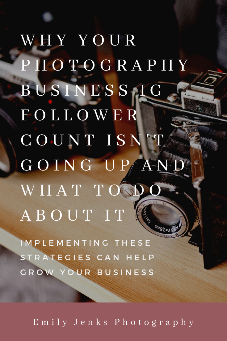 Grow You Instagram Follower Count | Emily Jenks Photography